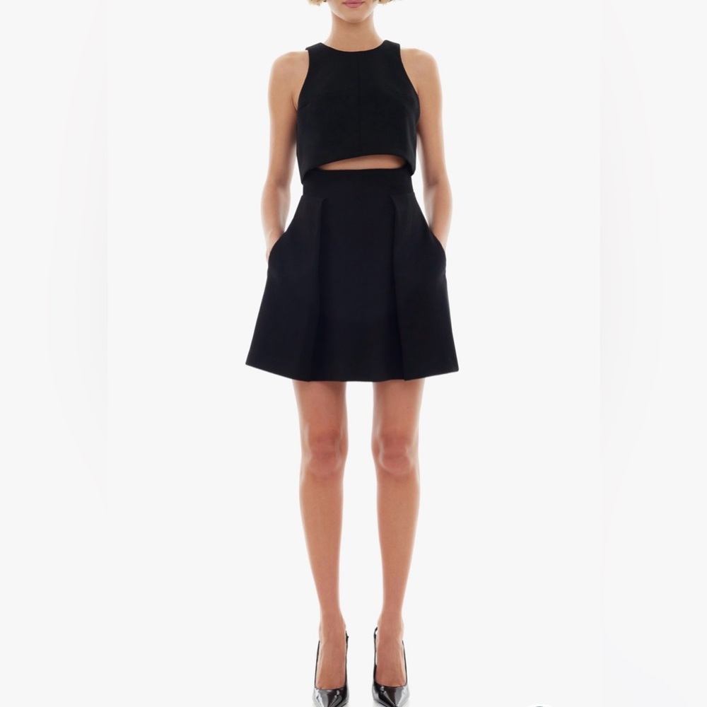 Black Halo Sanibel Two Piece Mini Dress in Black